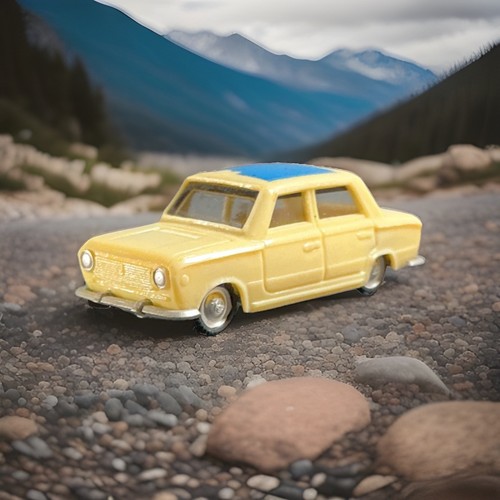 Eko fiat 124 - h0, beige